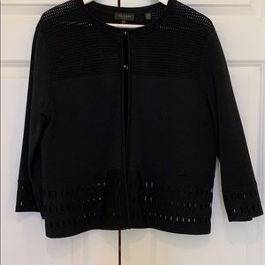 Back Short Knit Open Cardigan